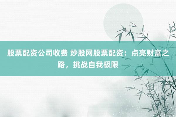 股票配资公司收费 炒股网股票配资：点亮财富之路，挑战自我极限